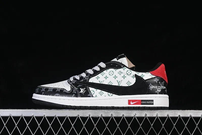 All categories Air Jordan Jordan series basketball shoes Air Jordan 1 Low High-end customized low-top sneakers Air Jordan 1 Low AJ1 Joe 1 joint model High-end customized low-top retro basketball shoes DZ5899-036